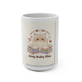 Study Buddy Vibes Cat Mug 15oz