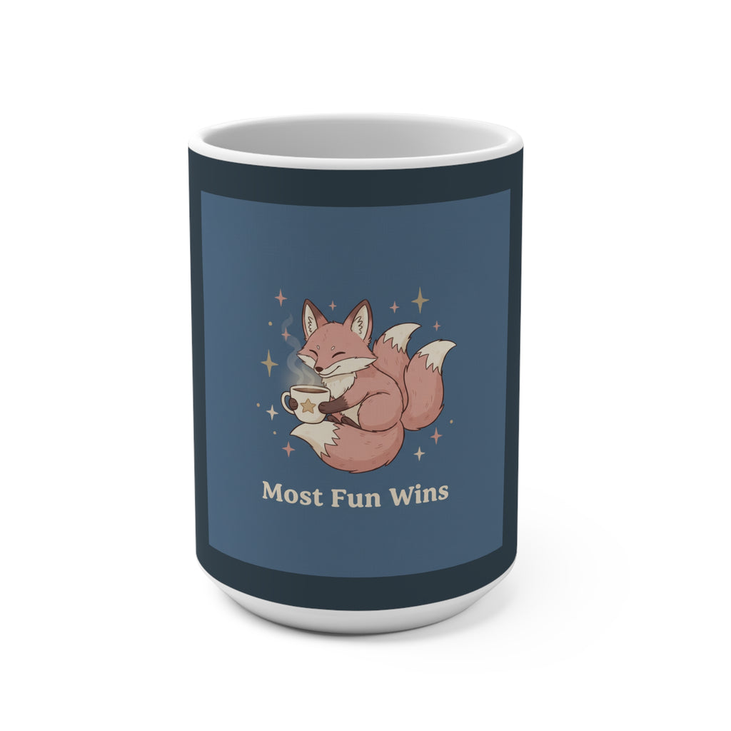 Fox Mug 15oz – Most Fun Wins