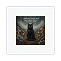 Cat Die-Cut Sticker – Library Days Are the Best Days