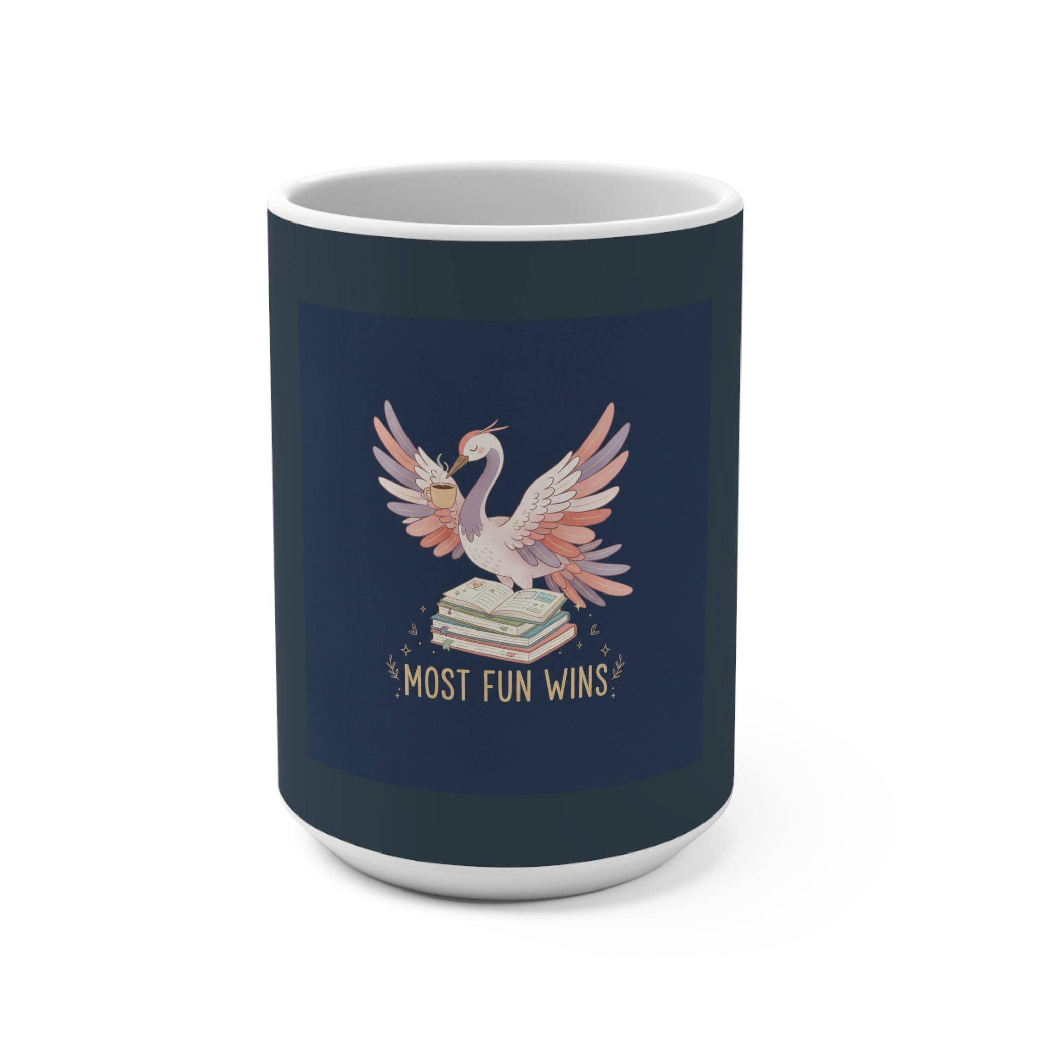 Crane Mug 15oz – Most Fun Wins