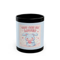 "YOU ARE SO LOVED" Black Cat Black Mug | College Girl Gift | Fashion | KayKay Classics