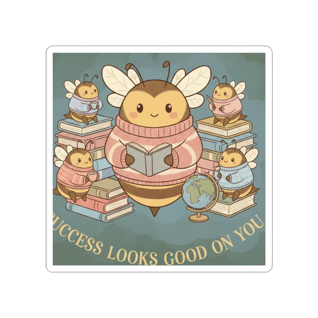 Honeybees Kiss-Cut Sticker – Success Looks Good on You