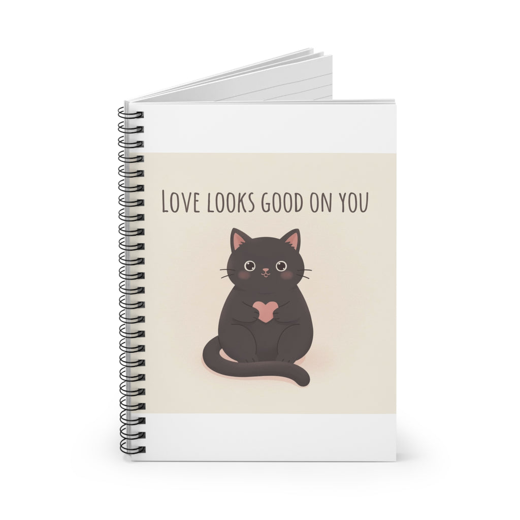 Love looks good on you Spiral Notebook