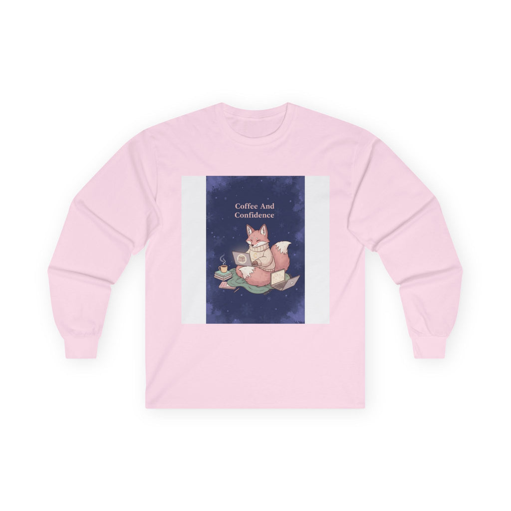 Kitsune Long Sleeve Tee – Coffee and Confidence