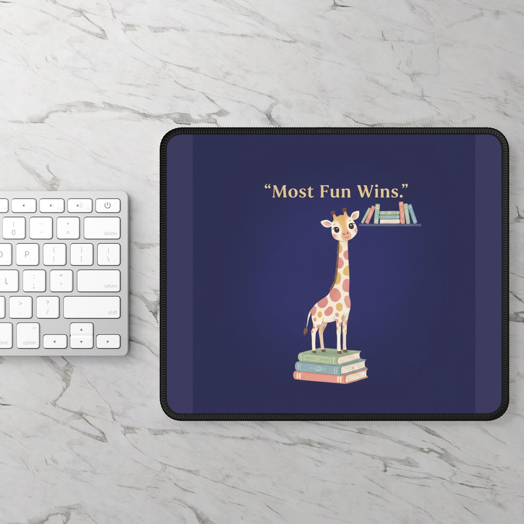 Giraffe Mouse Pad – Most Fun Wins