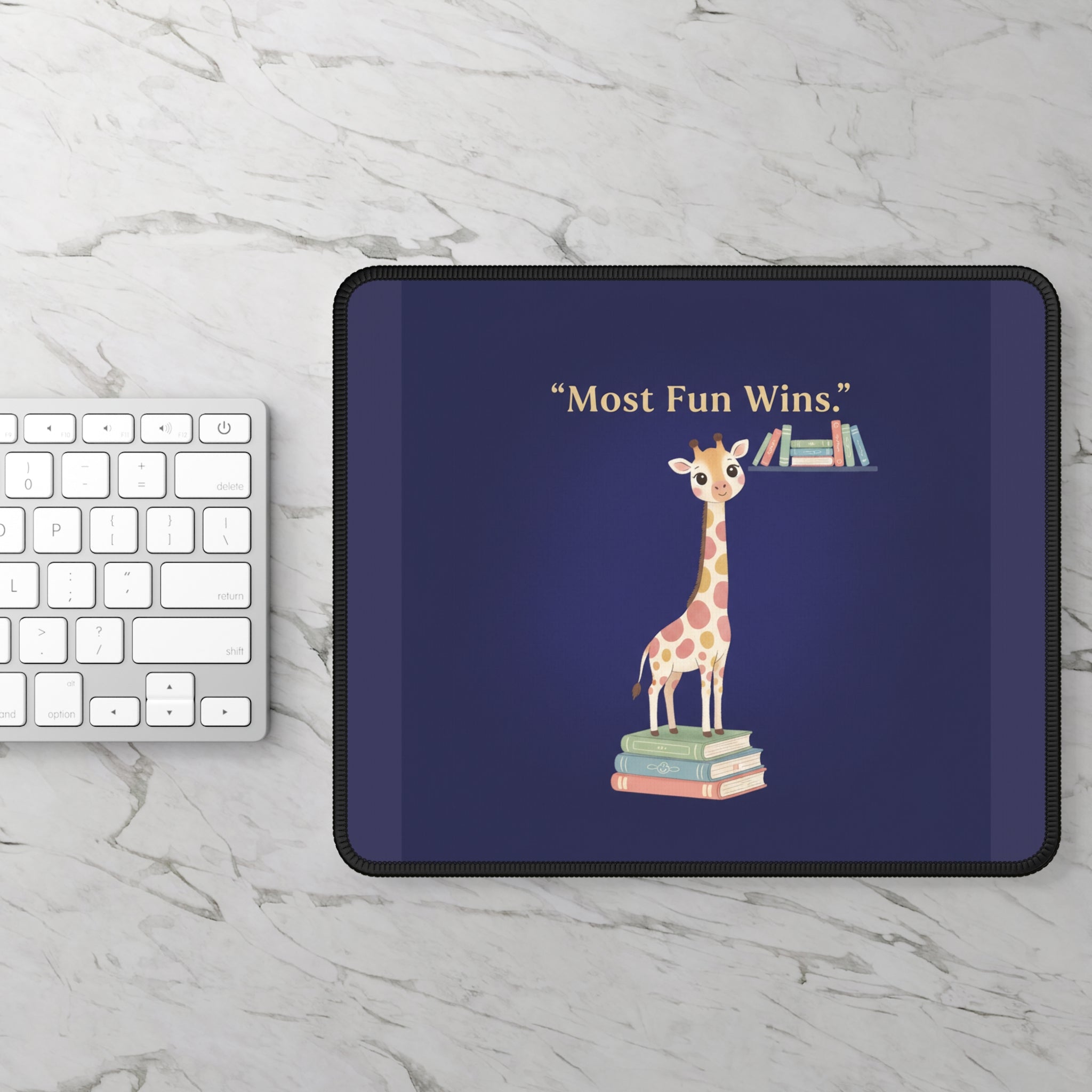 Giraffe Mouse Pad – Most Fun Wins